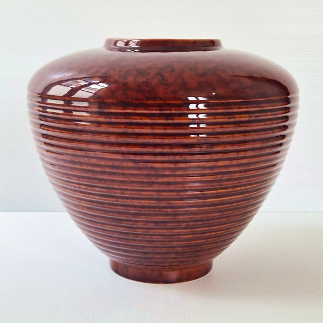 Vintage French Ceramic Vase from Saint-Clement, 1960s For Sale - Image 9 of 9