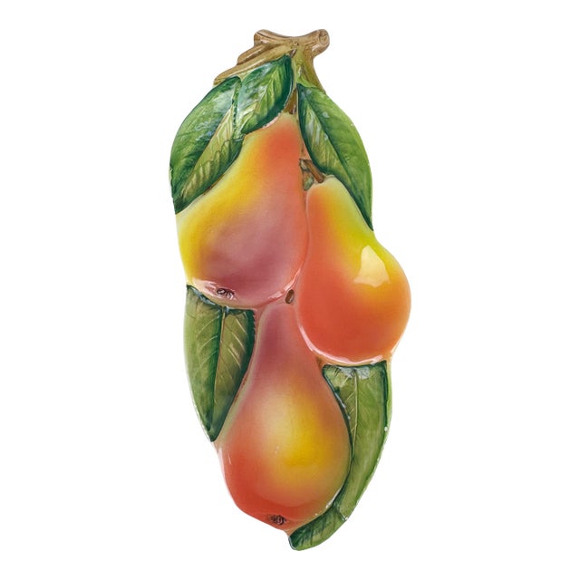 La Ceramica Vbc Vintage Pear Spoon Rest For Sale