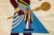 1920s Amazing Large Antique Egyptian Egypt Wall Hanging Hand Sewn Appliqué Textile Egyptian Art Statement Tapestry Banner Home Decor For Sale - Image 5 of 14