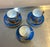 Early 20th Century Moriage Dragonware Porcelain Japanese Cups & Saucers Set of 3 For Sale - Image 5 of 6