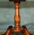 Flamed Hardwood Heritage Green Leather Top & Brass Lions Paw Castor Side Table For Sale - Image 10 of 11