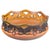 1920s Ipsens Enke Ceramic Bowl with Openwork Rim and Relief of Fruits, 1920s-1930s For Sale - Image 5 of 5