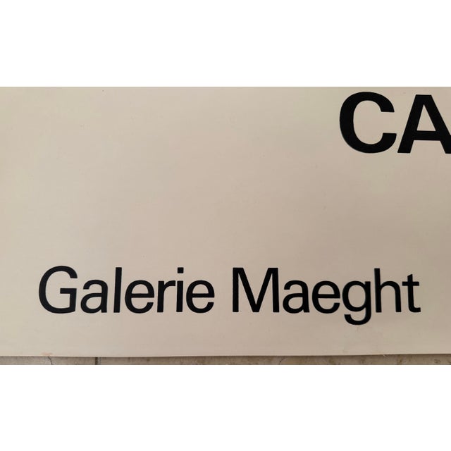 1960s Alexander Calder “Stabiles” Galerie Maeght Exhibition Poster, Paris, 1963 For Sale - Image 5 of 9