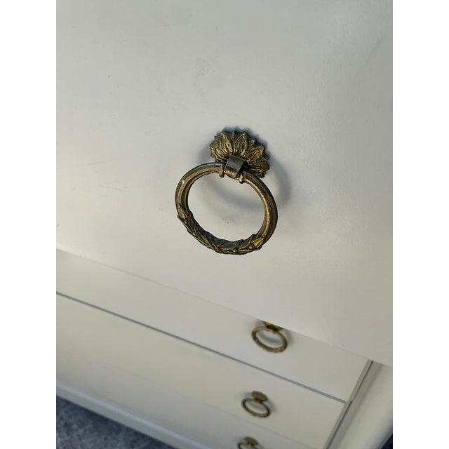 Wood Vintage John Stuart for Johnson Furniture Neoclassical Tall Chest of Drawers For Sale - Image 7 of 12