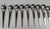 Mid-Century Modern Mid-Century Modernist 38 Piece Stainless Steel Flatware Set in San Moritz for National For Sale - Image 3 of 18