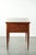 English Desk with Green Leather Top, Gilt Details and 5 Drawers For Sale - Image 6 of 15