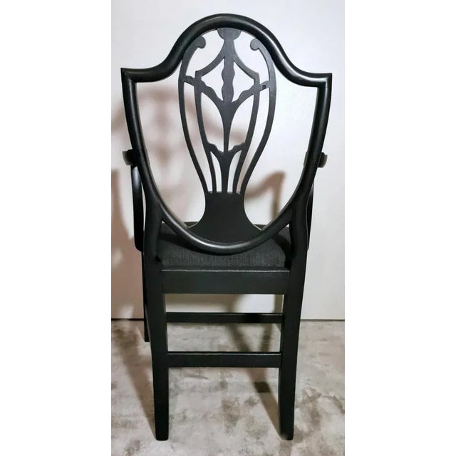 Antique English King Chair, 1860 For Sale - Image 6 of 13