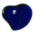 Vintage Elsa Peretti for Tiffany & Co. Cobalt Blue Murano Glass Heart Paperweight, c.1980, Original Box For Sale