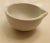 Creamy white mortar with pour spout heavy ironstone medium size