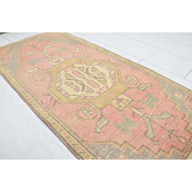 Mid 20th Century Orange Handknotted Wool Carpet For Sale - Image 4 of 5