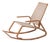 Bentwood Rocking Chair attributed to Ludvik Volak for Drevopodnik Holesov, Former Czechoslovakia, 1960s For Sale