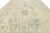 Modern Oushak Style Hand-Knotted Wool Area Rug in Neutral Beige & Soft Teal For Sale - Image 4 of 12