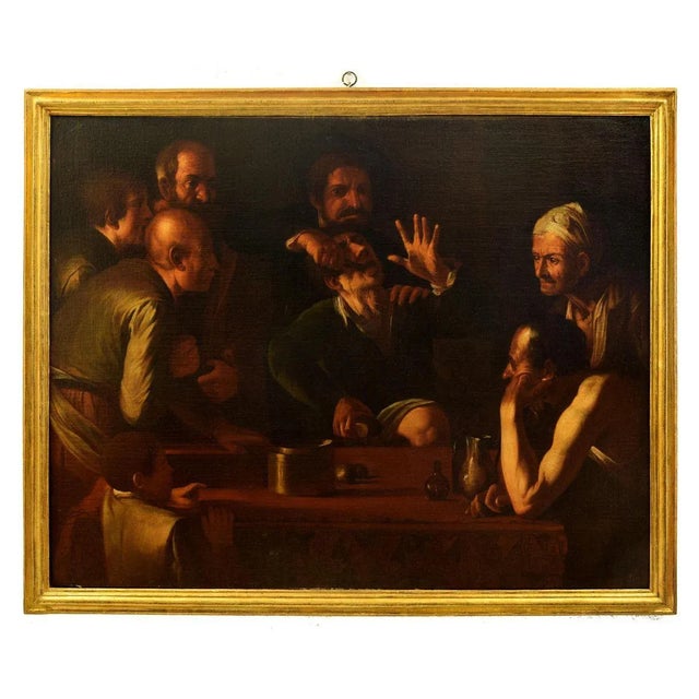 The Tooth-Puller (Il Cavadenti) - Oil on Canvas by Follower of Caravaggio Late 17th Century For Sale - Image 5 of 5