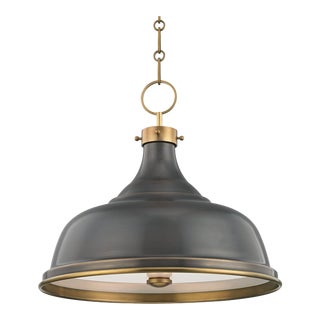 Hudson Valley Lighting Mark D. Sikes Metal No.1 3-Light Pendant For Sale