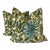 Duralee "Esalen" in Green 22" Pillows-A Pair For Sale