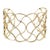 18kt Yellow Gold Woven Cuff with Diamonds ~1.88cts . The 47 diamonds are set in platinum. The cuff is 1.75 inches tall.
