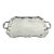 Extra Large Butler’s Tray Silver Plated Rectangular Platter Vintage Plate Ornate Floral Handles Embossed Acanthus Leaf Serving For Sale