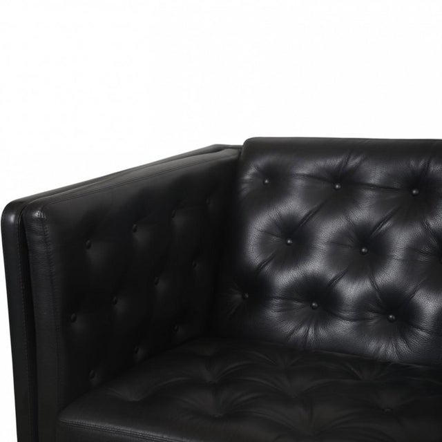 EJ315 Three-Seater Sofa in Black Leather by Erik Jørgensen, 2000s For Sale - Image 3 of 18