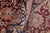 Textile Shabby Chic Beautiful 1990's Floral Pak-Persian Red/Teal Wool Rug - 6'4'' X 9'2'' For Sale - Image 7 of 9