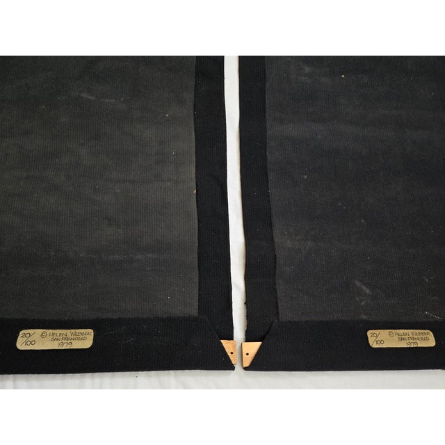 Vintage Helen Webber 1979 Limited Edition 20/100 Tapestries Jungle/on the Way to the Ark Piece 1 & 3 For Sale - Image 15 of 18