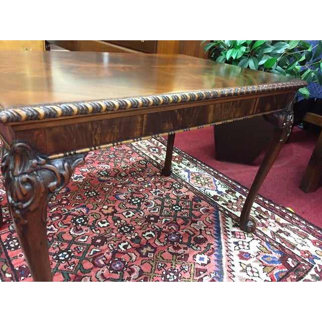 Vintage 1930s Mahogany Ball and Claw Foot Coffee Table Chairish
