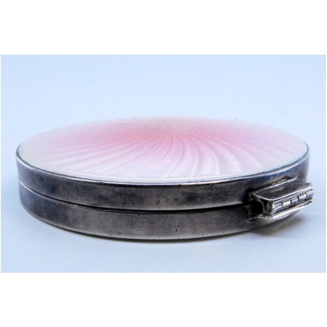 Silver Toiletry Box with Mirror, in Good conditions. Designed 1950 to 1959