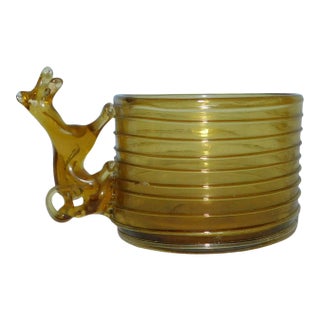 Late 19th Century Antique Glass Child's Mug For Sale