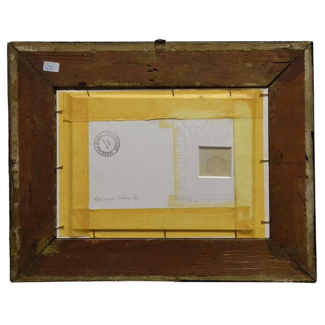 Gerhard Schneider, Composition, Watercolor, 1963 For Sale - Image 3 of 4