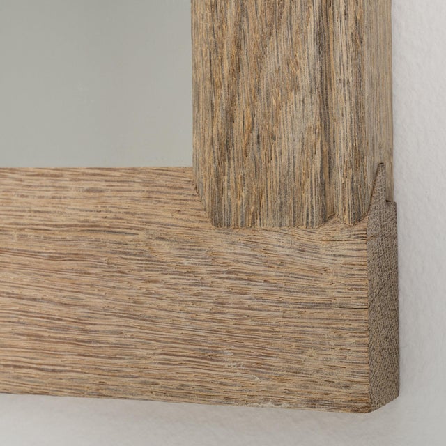 Red 19th Century France Red Wood Mirror For Sale - Image 8 of 9