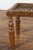 Antique Indian Window Grate Made into a Coffee Table with Turned Baluster Legs For Sale - Image 11 of 13