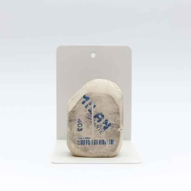 White Minimalist Art Sculpture by Sandro Erosion, 2017 For Sale - Image 8 of 8