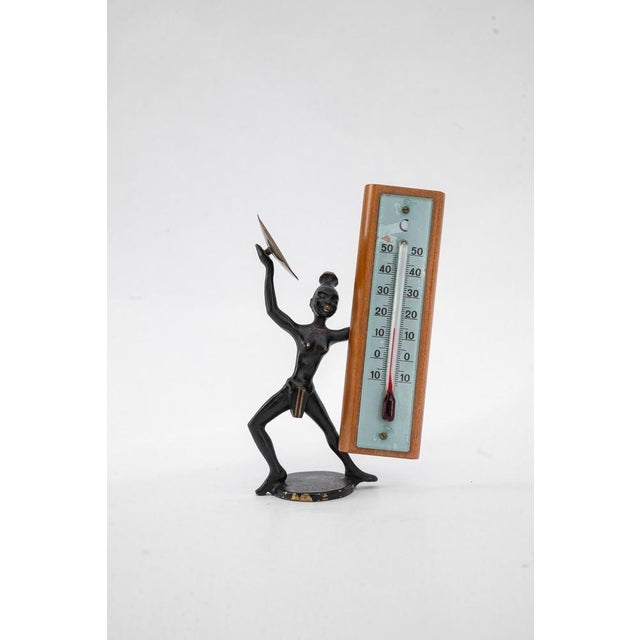 Small table thermometer, Vienna, around 1950s. Original condition.