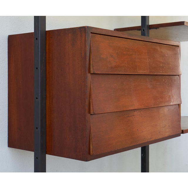 Jolly Modular Bookcase by Ebanisteria F.lli Merati, 1960s For Sale - Image 15 of 18