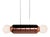 Navazi Medium Horizontal Lamp in Burnished Copper and Frosted Glass by Svitanok For Sale