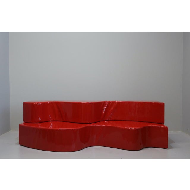 Poltronova Superonda Upholstered Sofa by Archizoom for Poltronova Italia, 1967 For Sale - Image 4 of 17