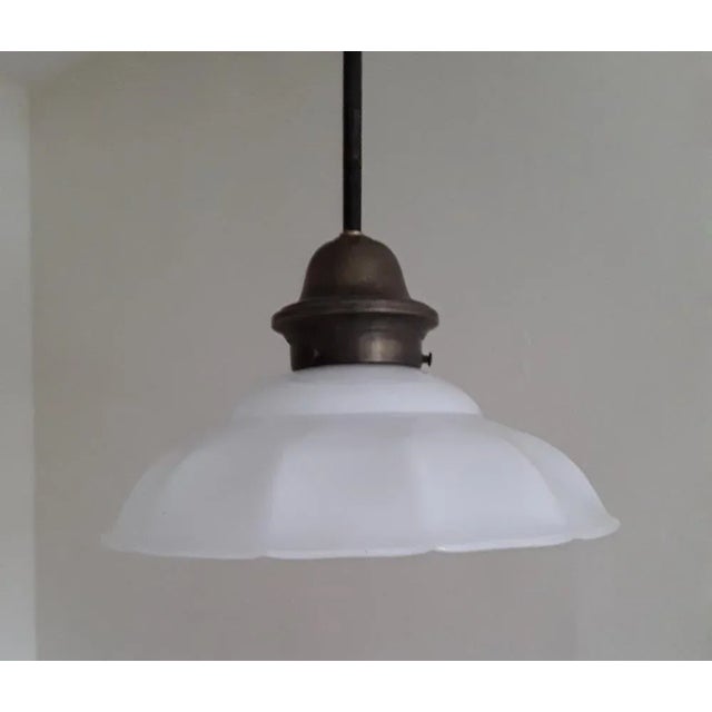 Vintage Art Deco Ceiling Lamp, 1920s For Sale - Image 4 of 6