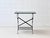 Contemporary Vintage Folding Table in Metal with Cast Iron Frames, 1950s For Sale - Image 3 of 16