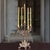 Late 20th Century Ornate Gold Cast Iron Candelabra – 12.8" Five-Arm Candle Holder For Sale - Image 5 of 9