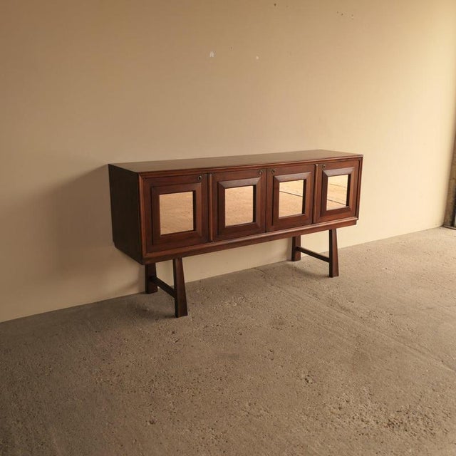 Rose Mirrored Sideboard in Wood For Sale - Image 16 of 18