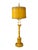 Metal 1920's Tole Bouillotte Lamp in Yellow For Sale - Image 7 of 9