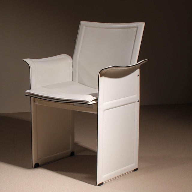 Korium Armchairs by Tito Agnoli for Matteo Grassi, Italy, 1980s, Set of 6 For Sale - Image 15 of 18