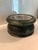 Round Green Wood Box With Elephant Tin Accent For Sale - Image 6 of 10