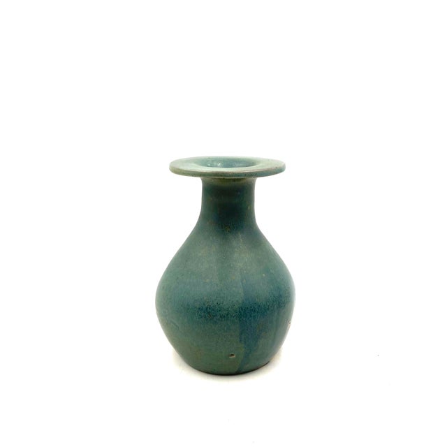 Mid-Century Light Blue Ceramic Vase, 1960s For Sale - Image 17 of 18