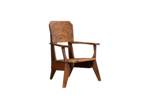 French Arts and Crafts Armchair, 1950s