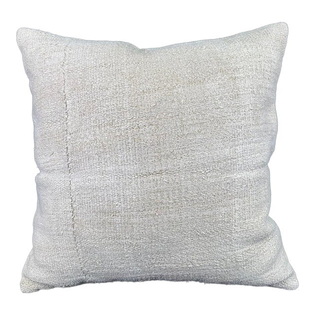 Turkish Hemp Pillow Cushion Natural Beige Pillow Cushion Cover 24x24 For Sale