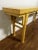 Wood C.1970s Asian Style Linen Wrapped Console Table For Sale - Image 7 of 9