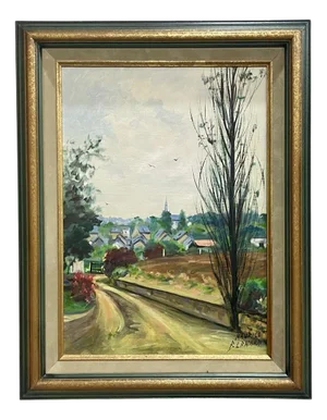 Maurice Bernard, Kerpalud, 1950s, Oil on Canvas, Framed