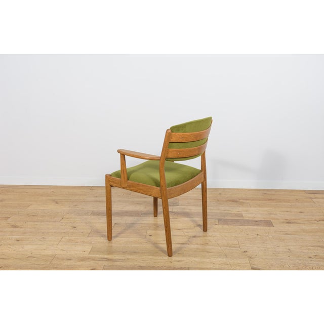 Mid-Century Oak Dining Chairs Model J62 by Poul M. Volther for FDB Mobler, Denmark, 1960s, Set of 4 For Sale - Image 12 of 18