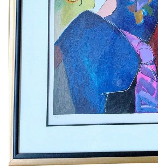 Itzchak Tarkay Signed Serigraph "Elegance Iii" (Seated Woman) – Limited Edition 75/350 For Sale - Image 9 of 11
