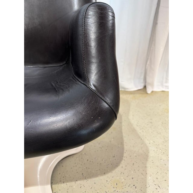 Animal Skin Junior Lounge Chair by Yrjö Kukkapuro, 1970s For Sale - Image 7 of 12